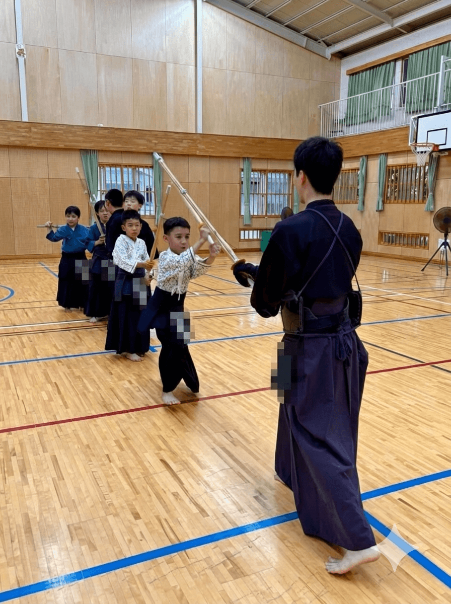 体験稽古の様子